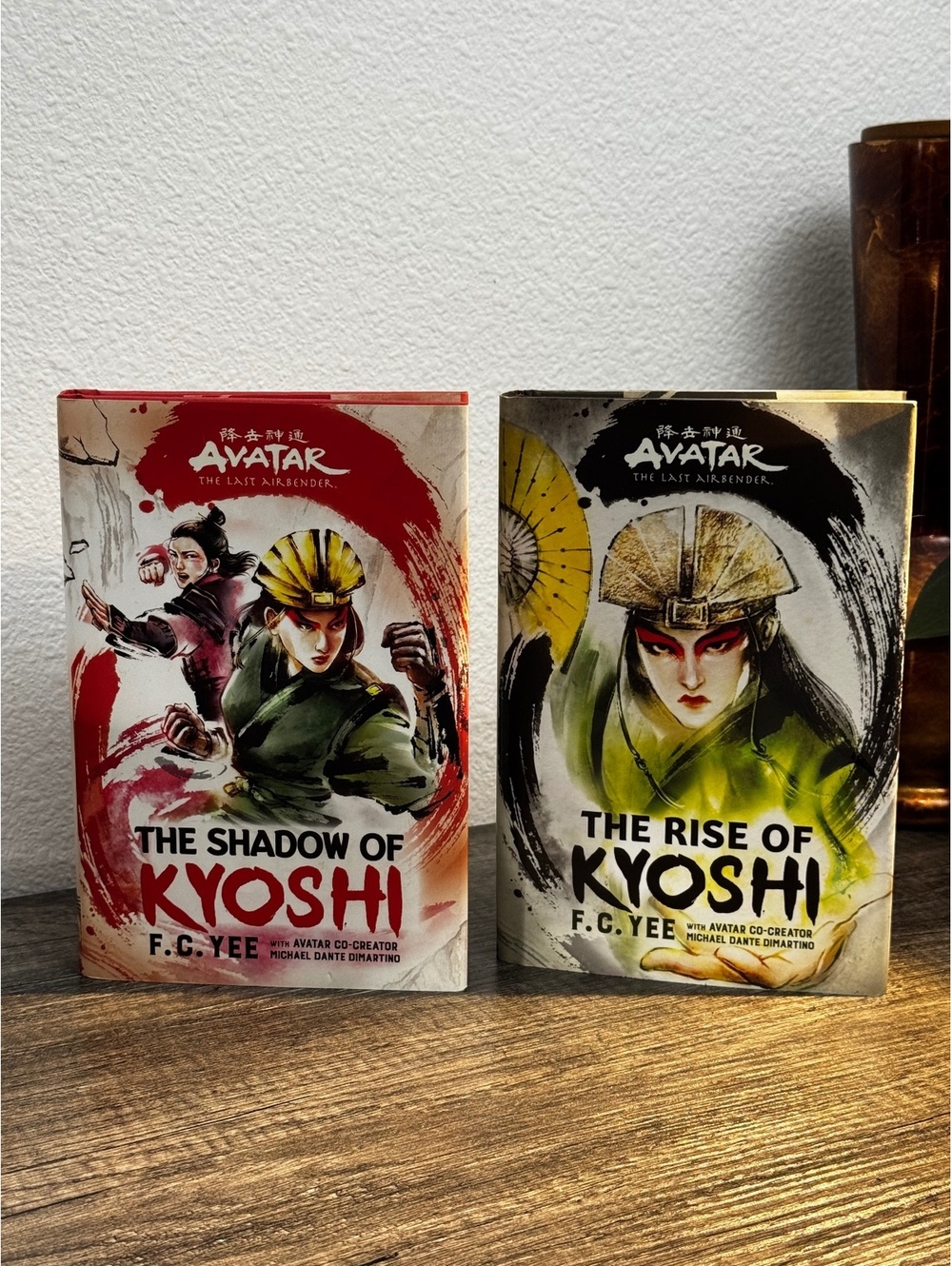 Avatar The Last Airbender Kyoshi Novels Hardcover Lot Rise & Shadow of Kyoshi